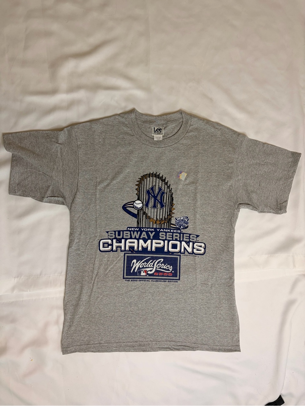 NWT Vintage 2000 New York Yankees World Series Champions TShirt Large RARE MENS
